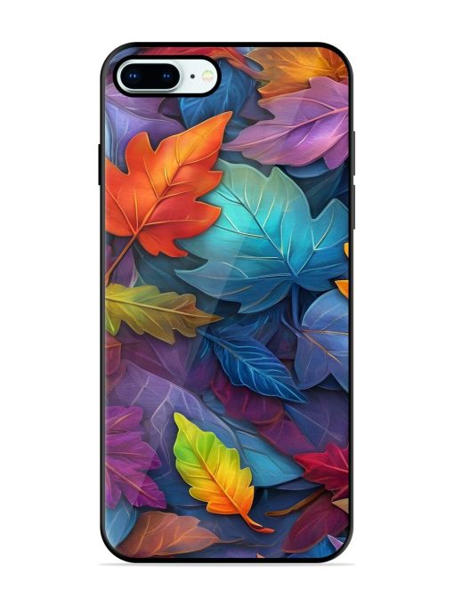 Autumn'S Embrace Glossy Soft Edge Case for Apple Iphone 8 Plus Chachhi