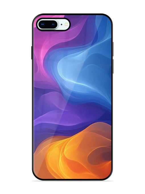 Cosmic Currents Glossy Soft Edge Case for Apple Iphone 8 Plus