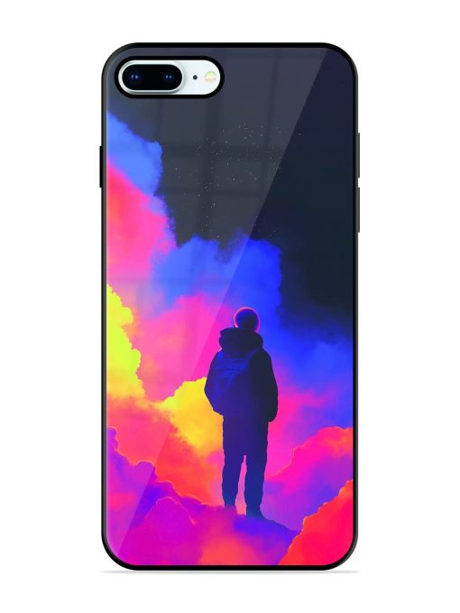 Cosmic Wanderer Glossy Soft Edge Case for Apple Iphone 8 Plus Chachhi