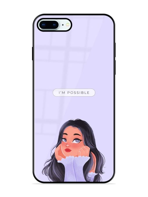 Im Possible Glossy Soft Edge Case for Apple Iphone 8 Plus Chachhi