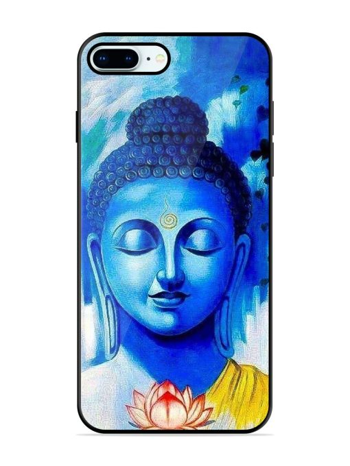 Serene Buddha With Lotus Glossy Soft Edge Case for Apple Iphone 8 Plus Chachhi