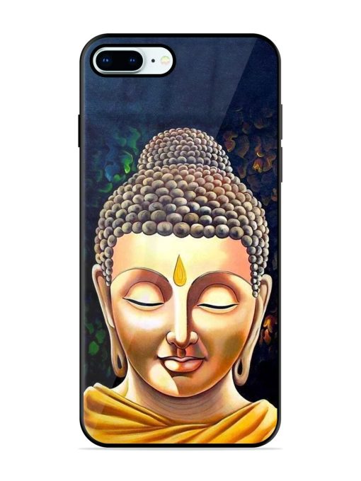 Buddha Face Glossy Soft Edge Case for Apple Iphone 8 Plus Chachhi