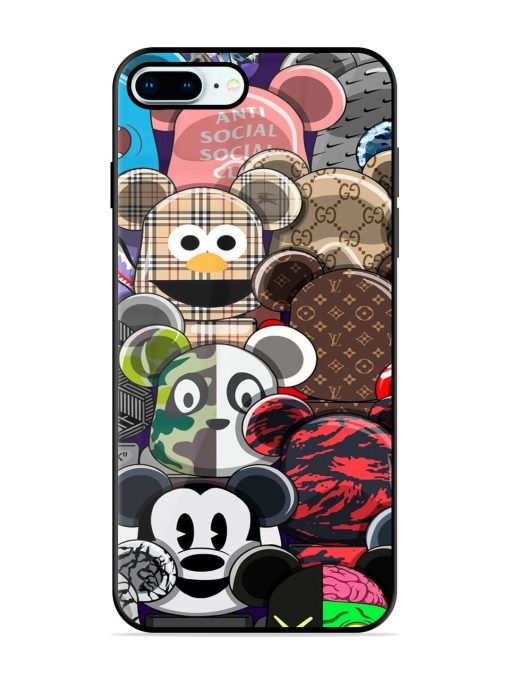 Streetwear Bearbrick Extravaganza Glossy Soft Edge Case for Apple Iphone 8 Plus Chachhi