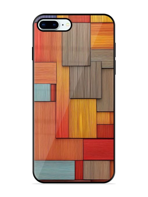 Woodsy Wonders Glossy Soft Edge Case for Apple Iphone 8 Plus Chachhi