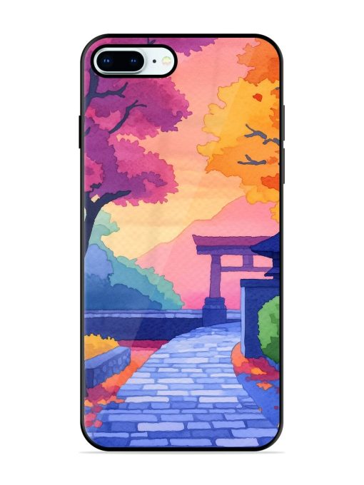 Autumnal Serenity Glossy Soft Edge Case for Apple Iphone 8 Plus Chachhi