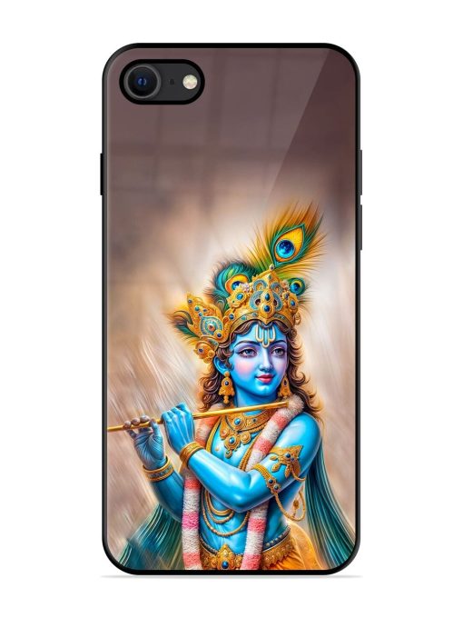 Divine Krishna Glossy Soft Edge Case for Apple Iphone Se (2020) Chachhi