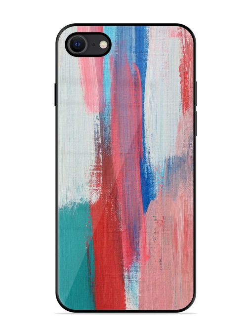 Colorful Chaos Glossy Soft Edge Case for Apple Iphone Se (2020) Chachhi