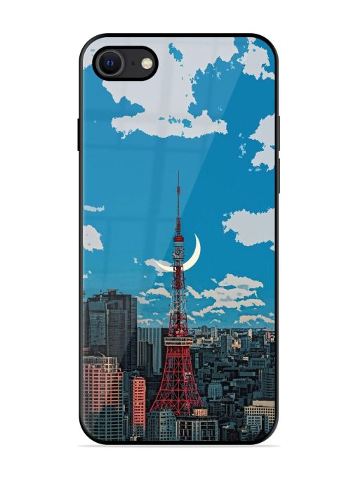 Tokyo Twilight Glossy Soft Edge Case for Apple Iphone Se (2020) Chachhi