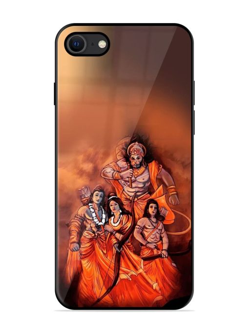 Sita Ram Glossy Soft Edge Case for Apple Iphone Se (2020) Chachhi