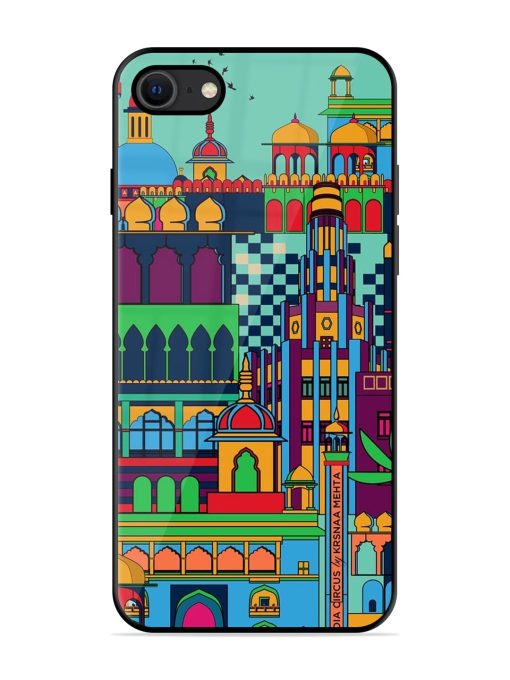 Indian Tapestry Glossy Soft Edge Case for Apple Iphone Se (2020)