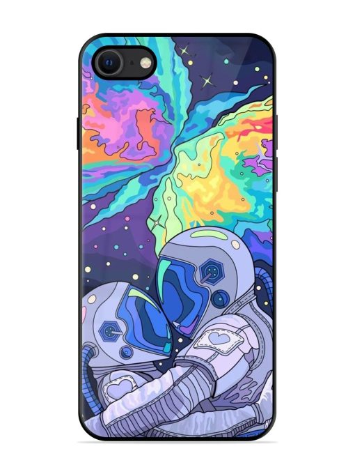 Cosmic Love Glossy Soft Edge Case for Apple Iphone Se (2020) Chachhi