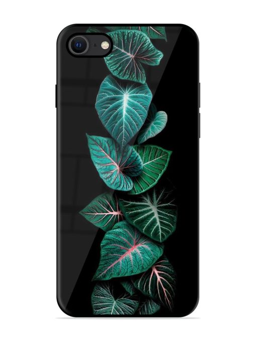 Emerald Elegance Glossy Soft Edge Case for Apple Iphone Se (2020) Chachhi