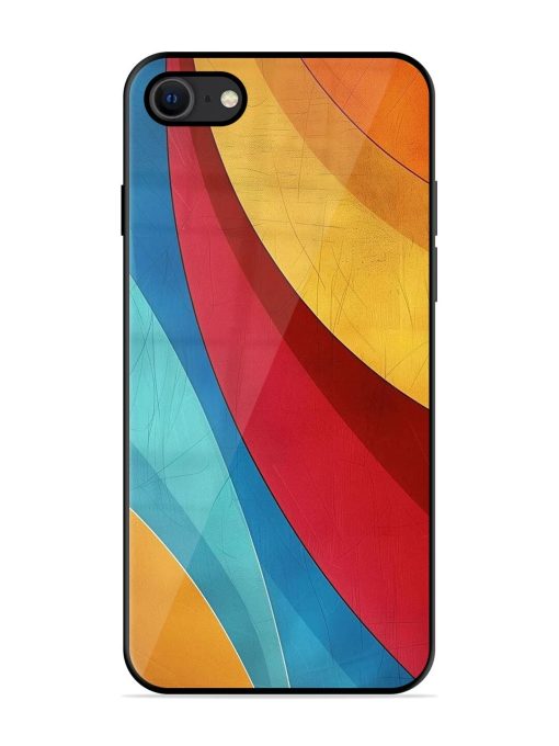 Curving Canvas Glossy Soft Edge Case for Apple Iphone Se (2020) Chachhi