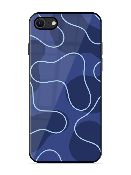 Midnight Maze Glossy Soft Edge Case for Apple Iphone Se (2020) Chachhi