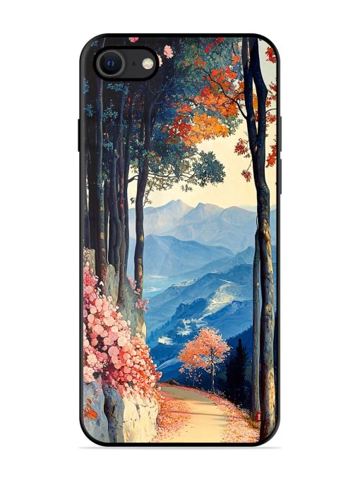 Mountainside Serenity Glossy Soft Edge Case for Apple Iphone Se (2020) Chachhi