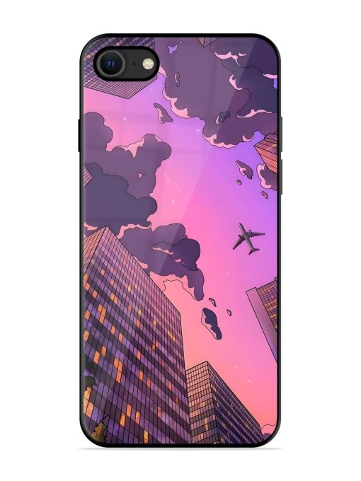 Urban Twilight Glossy Soft Edge Case for Apple Iphone Se (2020) Chachhi