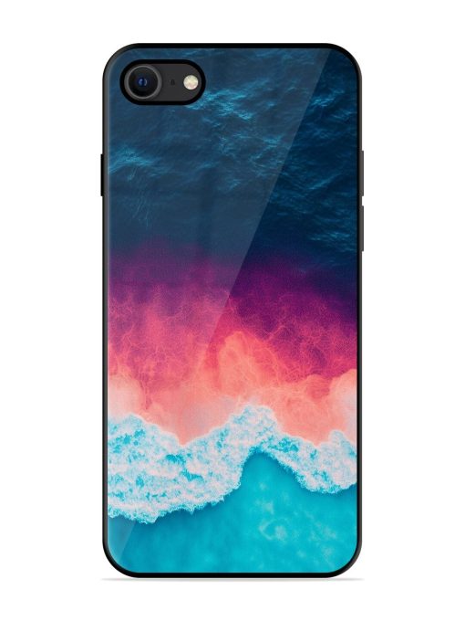 Where The Ocean Meets The Sky Glossy Soft Edge Case for Apple Iphone Se (2020) Chachhi