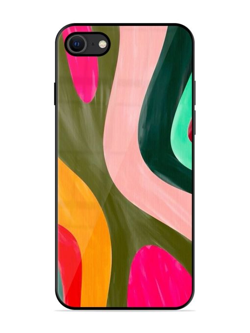Wavy Wonder Glossy Soft Edge Case for Apple Iphone Se (2020)