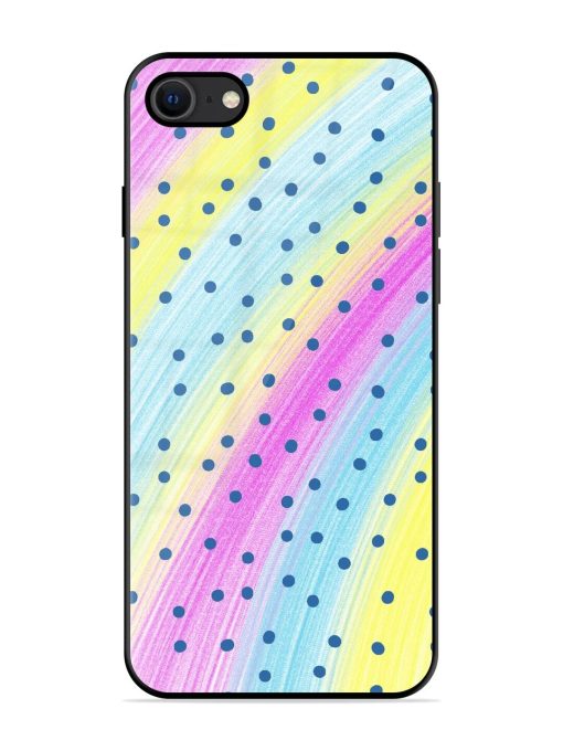 Polka Dot Paradise Glossy Soft Edge Case for Apple Iphone Se (2020) Chachhi