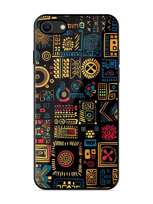 Tribal Tapestry Glossy Soft Edge Case for Apple Iphone Se (2020) Chachhi