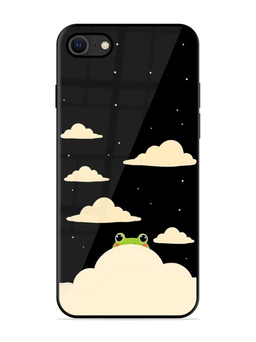 Froggy Night Sky Glossy Soft Edge Case for Apple Iphone Se (2020) Chachhi