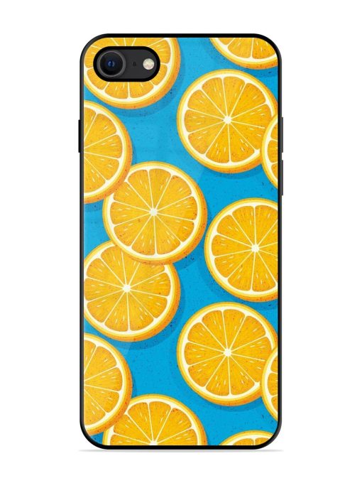 Citrus Symphony Glossy Soft Edge Case for Apple Iphone Se (2020) Chachhi