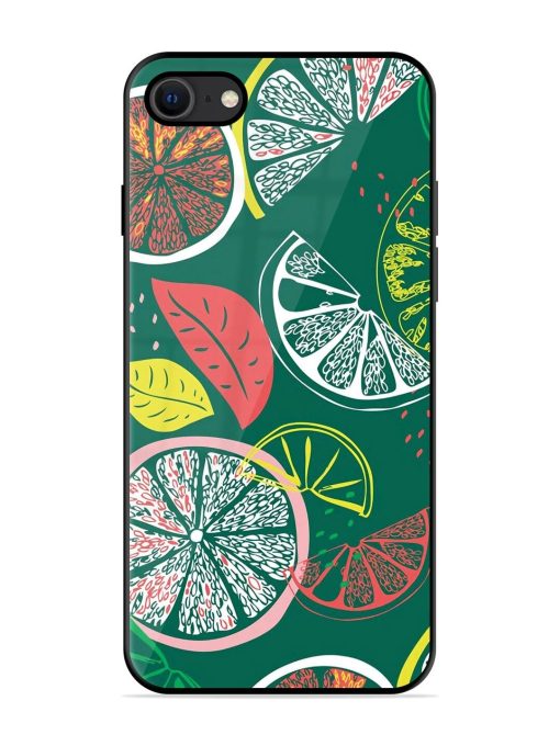 Citrus Symphony Glossy Soft Edge Case for Apple Iphone Se (2020) Chachhi