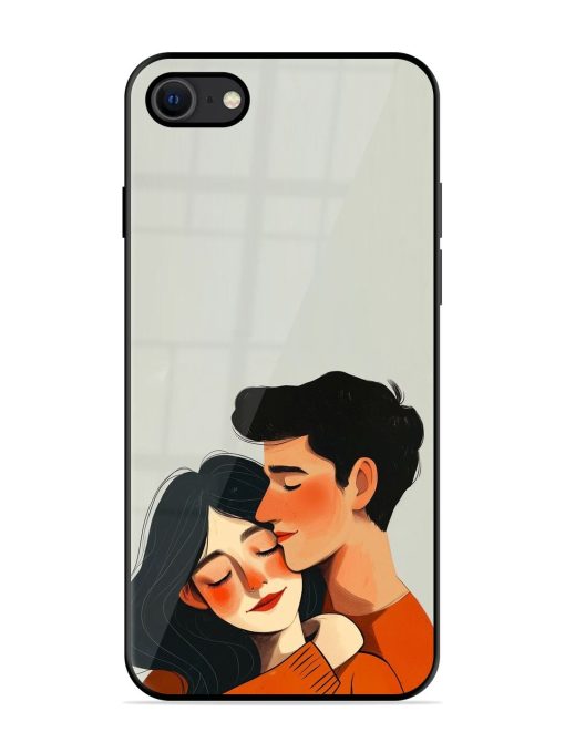 Craft Couples Glossy Soft Edge Case for Apple Iphone Se (2020) Chachhi