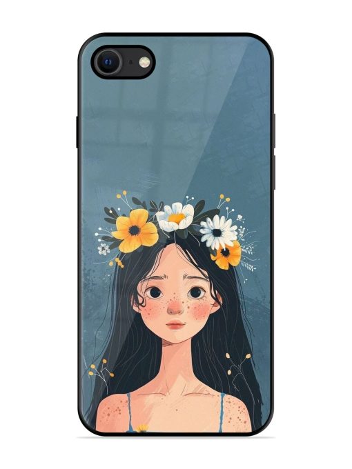 Gurl Art Glossy Soft Edge Case for Apple Iphone Se (2020) Chachhi