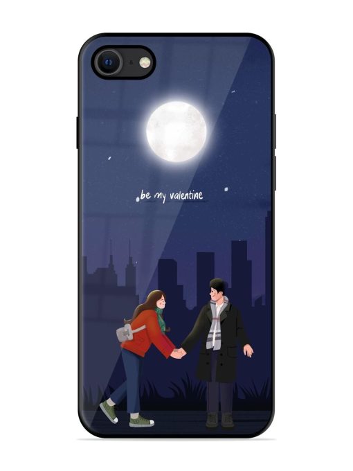 Moonlight Proposal Glossy Soft Edge Case for Apple Iphone Se (2020) Chachhi