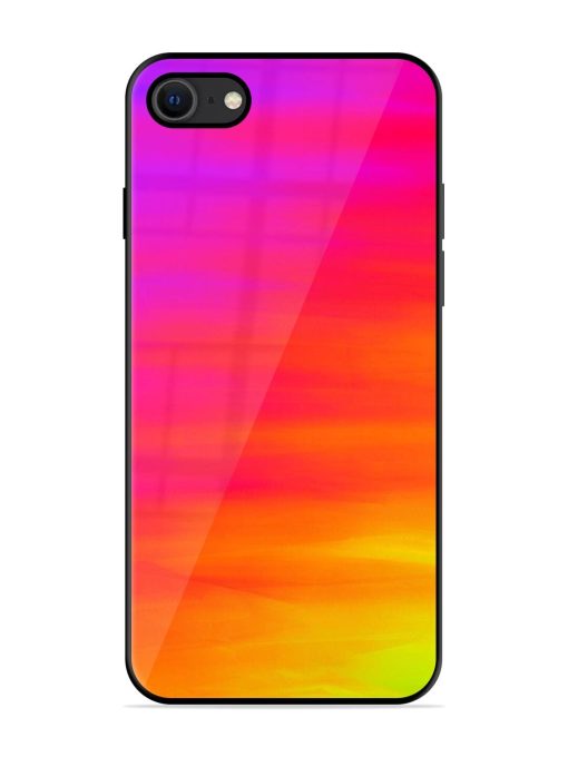 Neon Horizon Glossy Soft Edge Case for Apple Iphone Se (2020) Chachhi