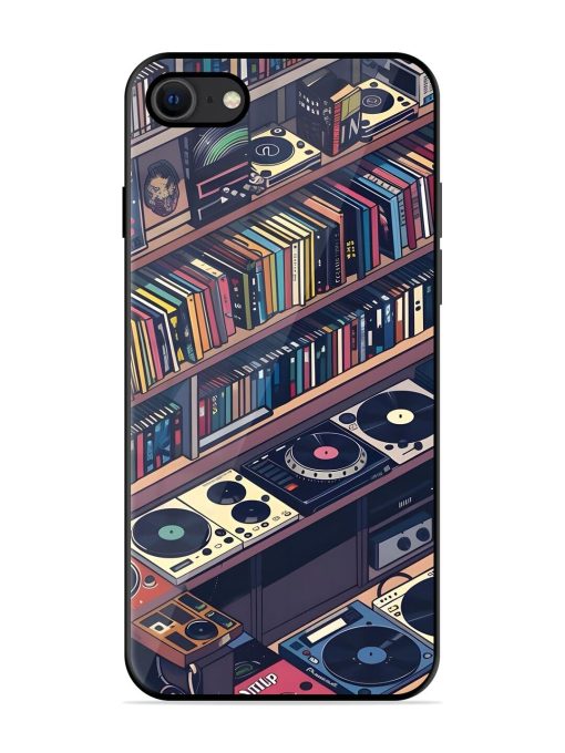 Music Lover'S Haven Glossy Soft Edge Case for Apple Iphone Se (2020) Chachhi