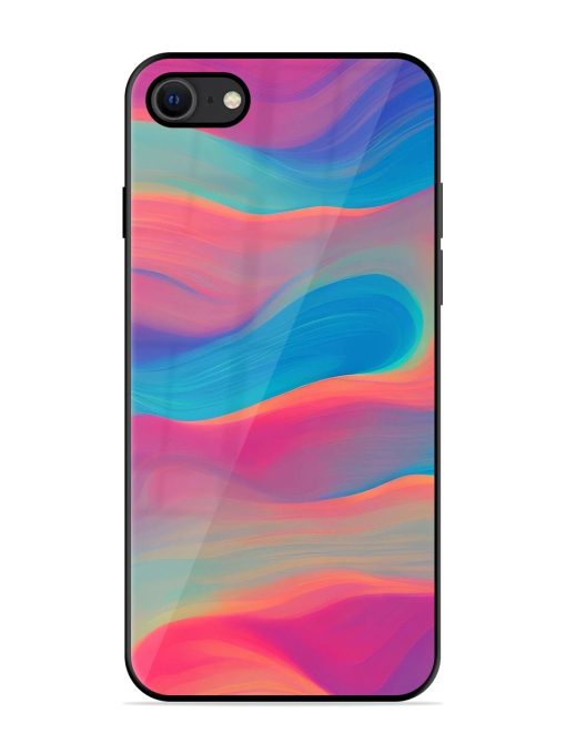 Wavy Wonder Glossy Soft Edge Case for Apple Iphone Se (2020)