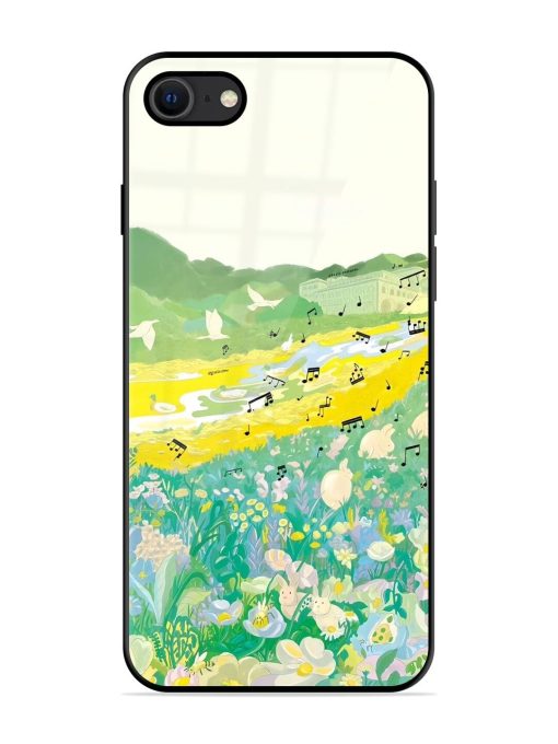 Melody In Bloom Glossy Soft Edge Case for Apple Iphone Se (2020) Chachhi