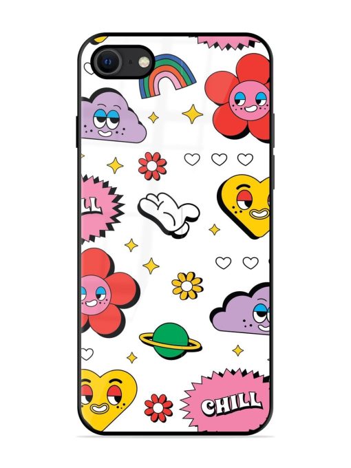 Whimsical Wonderland Glossy Soft Edge Case for Apple Iphone Se (2020) Chachhi