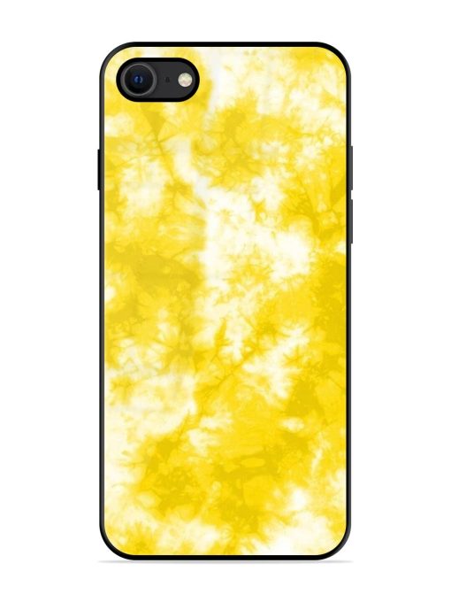 Golden Tie-Dye Twirl Glossy Soft Edge Case for Apple Iphone Se (2020) Chachhi