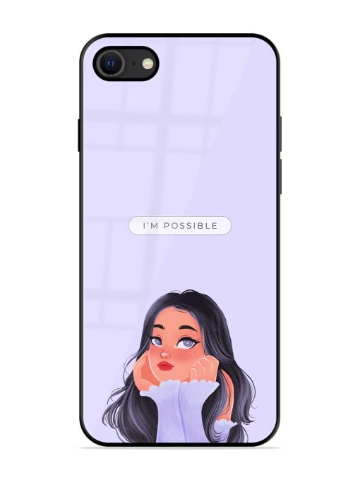 Im Possible Glossy Soft Edge Case for Apple Iphone Se (2020) Chachhi