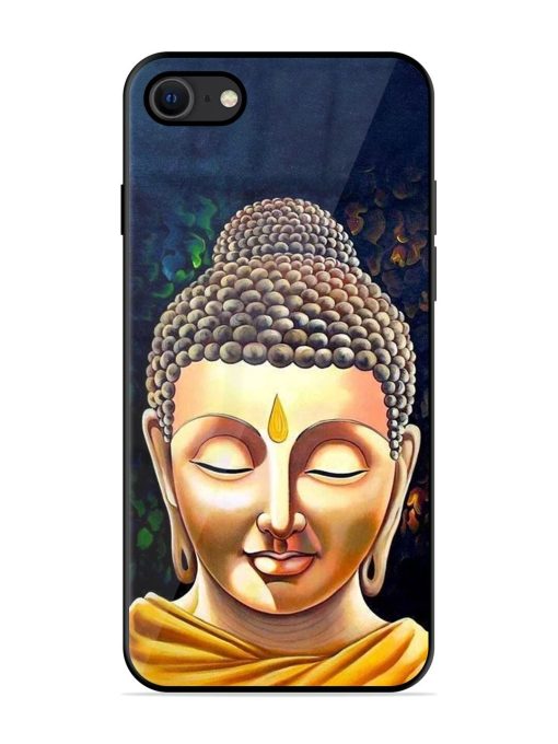 Buddha Face Glossy Soft Edge Case for Apple Iphone Se (2020)