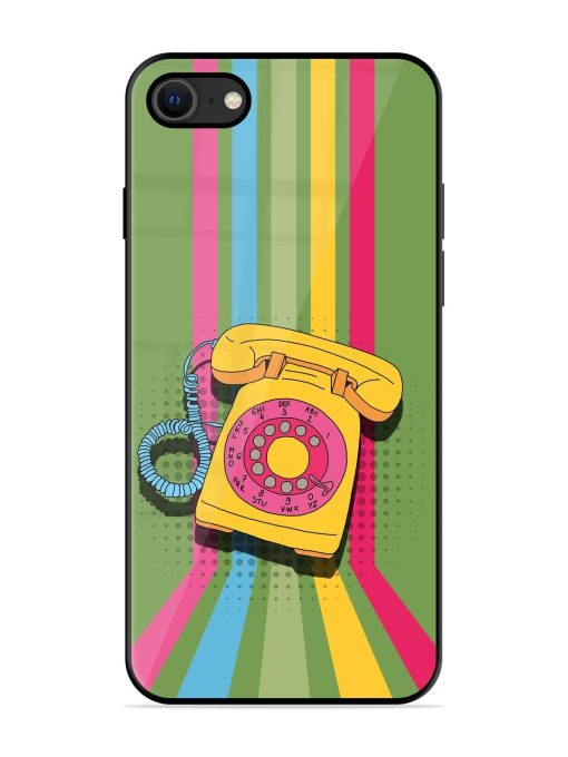 Retro Dialer Glossy Soft Edge Case for Apple Iphone Se (2020)