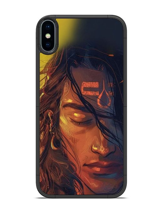 Tranquil Shiva Glossy Soft Edge Case for Apple Iphone X Chachhi