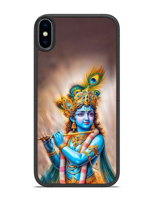 Divine Krishna Glossy Soft Edge Case for Apple Iphone X Chachhi