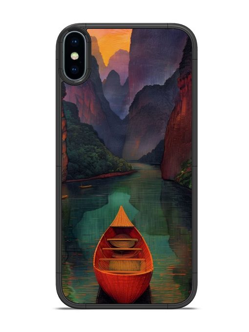 Serene Passage Glossy Soft Edge Case for Apple Iphone X Chachhi