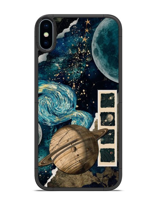 Celestial Tapestry Glossy Soft Edge Case for Apple Iphone X Chachhi