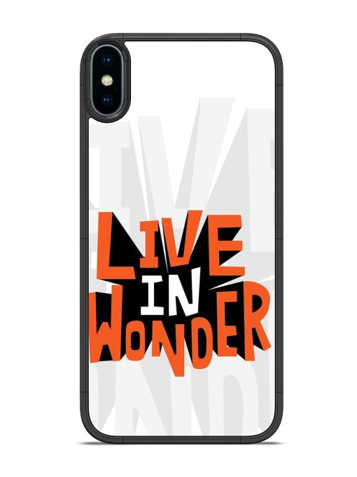 Wonder Burst Glossy Soft Edge Case for Apple Iphone X Chachhi