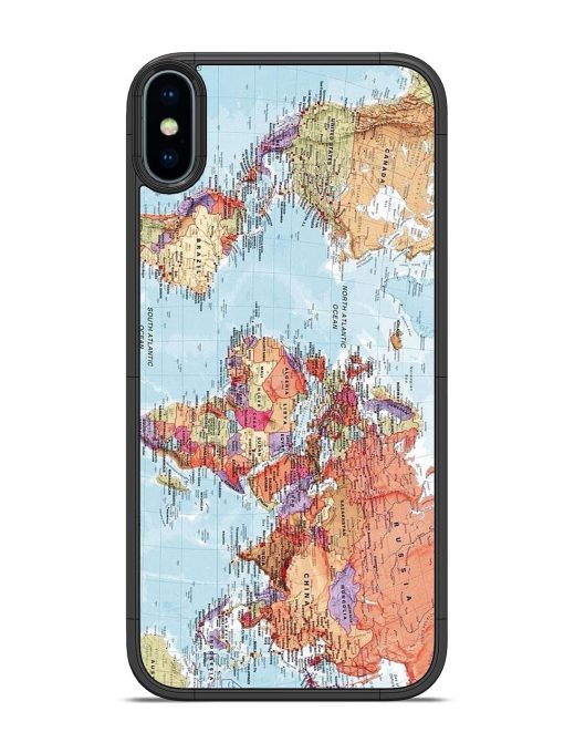 Our Blue Marble Glossy Soft Edge Case for Apple Iphone X Chachhi