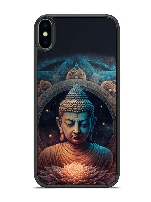 The Buddha Art Glossy Soft Edge Case for Apple Iphone X Chachhi