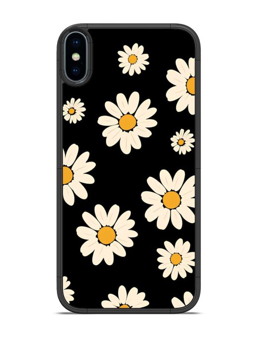 Daisies In The Night Glossy Soft Edge Case for Apple Iphone X