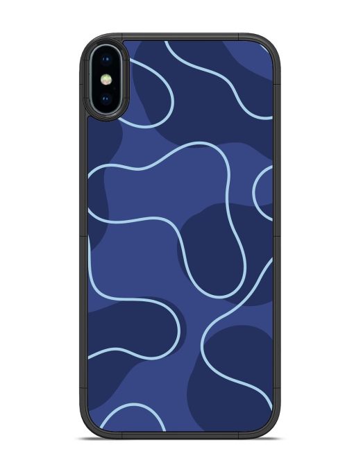 Midnight Maze Glossy Soft Edge Case for Apple Iphone X Chachhi