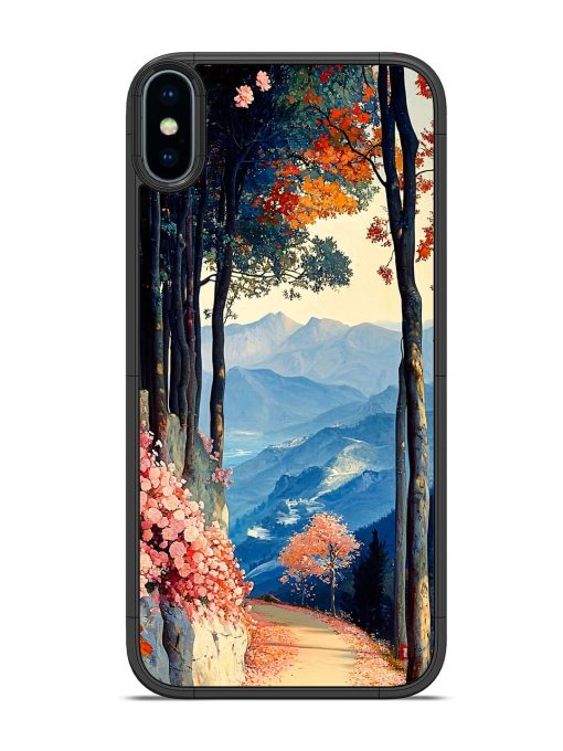 Mountainside Serenity Glossy Soft Edge Case for Apple Iphone X Chachhi