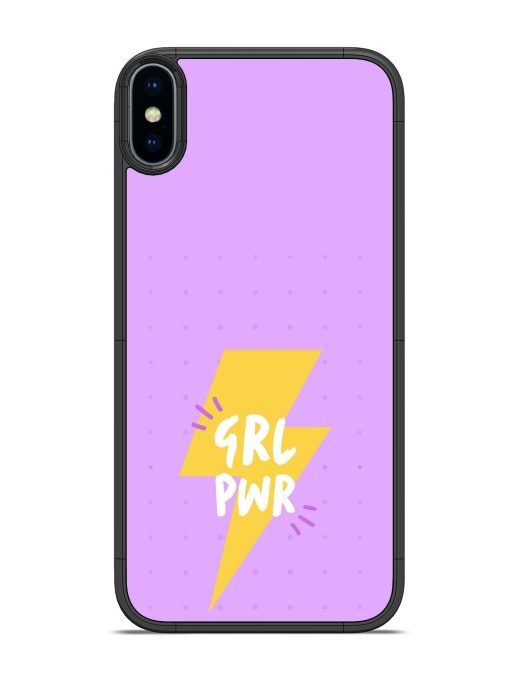 Girl Power Spark Glossy Soft Edge Case for Apple Iphone X Chachhi